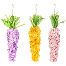 Hop Into Spring Hanging Decor Paper Carrot, 13"H, Asst of 3