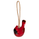 Snowbirds Ornament Ceramic Cardinal, 3"H, Asst of 2