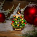 University of Wyoming, 4" Mini LED Tabletop Christmas Tree