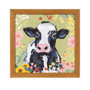 Hillside Pasture Indoor Wall Decor, Farm Animal Canvas, 10"Lx10"H, Asst of 4