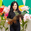 VivaStyle Wall Decor, Metal, Butterfly Lasercut, Asst of 3