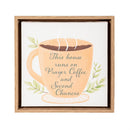 Simple Blessings Indoor Wall Decor, Sentiment Canvas with Wood Frame, 10"Lx10"H, Asst of 3