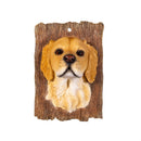 Hillside Pasture Outdoor Wall Decor Resin Dog, 6.8" x 9.2", Asst of 4