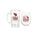 Arizona Cardinals, Stemless 17OZ Wine & Beer 16 OZ  Gift Set