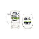 Seattle Seahawks, Stemless 17OZ Wine & Beer 16 OZ  Gift Set