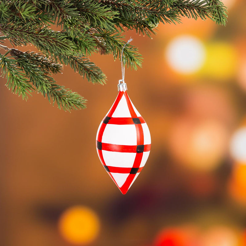 7.5' Tree with 250 LED Lights and 140 Ornaments and Storage Bag, Classic Cardinal