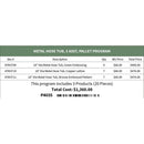 Metal Hose Tub, 3 Asst. Pallet Program