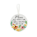 Wood Hanging Décor with Flower Display, 4 Designs, 6 of each, 24 Pieces total