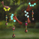 Glow in the Dark Multi-Colored Metal Bird Bells, 4 Asst, 12 Each, 48 PC Total EDGE Program