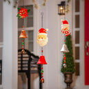 Holiday Icon Hanging Metal Bell, Poinsettia Icon, 8 CT