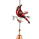 Holiday Icon Hanging Metal Bell, Cardinal Icon, 8 CT