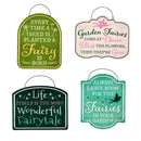 Garden of Wonder Garden Sign, Metal Hanging Sign, Fairy Garden