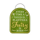 Garden of Wonder Garden Sign, Metal Hanging Sign, Fairy Garden