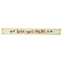 18" Wood Sign Program, Love