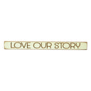 18" Wood Sign Program, Love