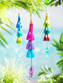 Colorful Glass Bottle Wind Chime