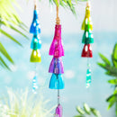 Colorful Glass Bottle Wind Chime