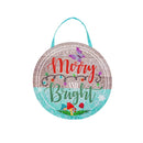 Holiday and Winter Lighted Moire Door Décor Program