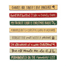 Sugar & Stripes Bright Table Decor Wood Festive Fun Sign, 18"L, Program