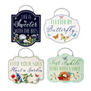 What She Shed Garden Sign, Metal, Printed Hanging Garden Sign, Greenhouse