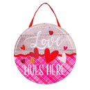 Early Spring Holiday Moire Door Décor Program