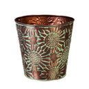Cottage Garden Planters, Metal, Embossed Planters with 2-Tier Plant Stand Program
