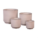 Ribbed Short & Tall Metal Planters Pallet Program