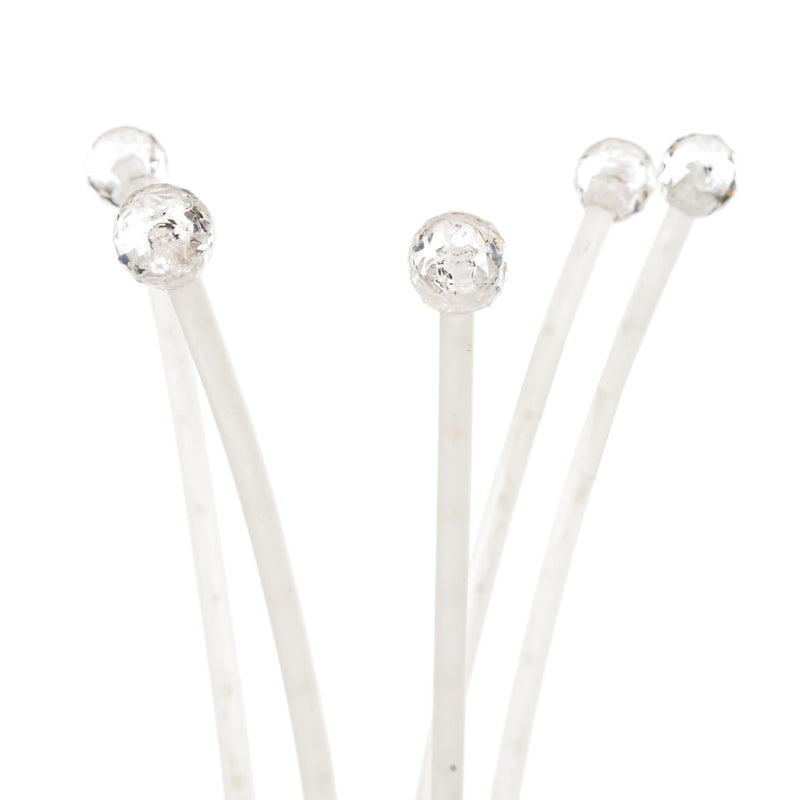 38"H Solar RGB Pathlights with Fosted Finish