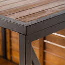 Aacia Bar Table with Irin Frame