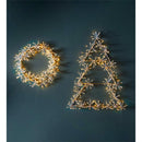 Indoor/Outdoor Electric Lighted Wreath Holiday Decoration