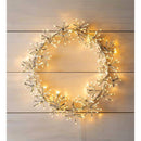 Indoor/Outdoor Electric Lighted Wreath Holiday Decoration