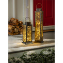 Classic Metal Lantern 26"H w/ 80 lights, Battery Operated