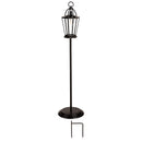 Indoor and Outdoor 3 in 1 Metal Lantern, Lamp Post Light, Hanging Lantern and Tabletop Lantern