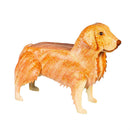 Recycled Metal Golden Retriever Table
