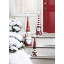 Set of 3 Nested Christmas Icons Metal Statuary