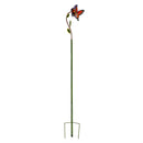 Metal Buttefly and Flower Spinner