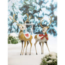 Festive Holiday Deer Statue, 2 ASST,phc154