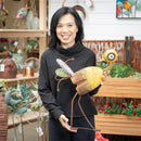 23" Rustic Metal Chicken with Spring Neck statuary