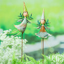 Metal Forest Fairy Garden Stake