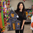 Wood Haunted House Statuary,phc262