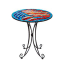 18" Patriotic Metal Side Table