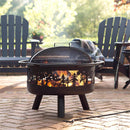 Timberline Wood-Burning Fire Pit with Flat Base
