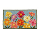 Blooming Daisy Indoor/Outdoor Hooked Rug 24"x42"