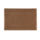 Waterhog Indoor/Outdoor Rug, Cable Weave in Camel 20"x30"