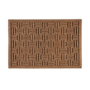 Waterhog Indoor/Outdoor Rug, Basketweave in Camel 20"x30"