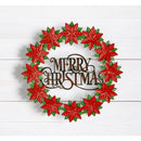 Metal Wreath "Merry Christmas"
