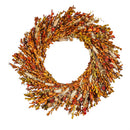 Bunny Tail Grass Boxwood Wreath