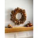 Bunny Tail Grass Boxwood Wreath