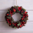 17" Grand Pot Pourri Holiday Wreath