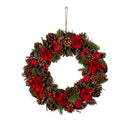17" Grand Pot Pourri Holiday Wreath